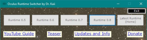 Oculus Runtime Switcher